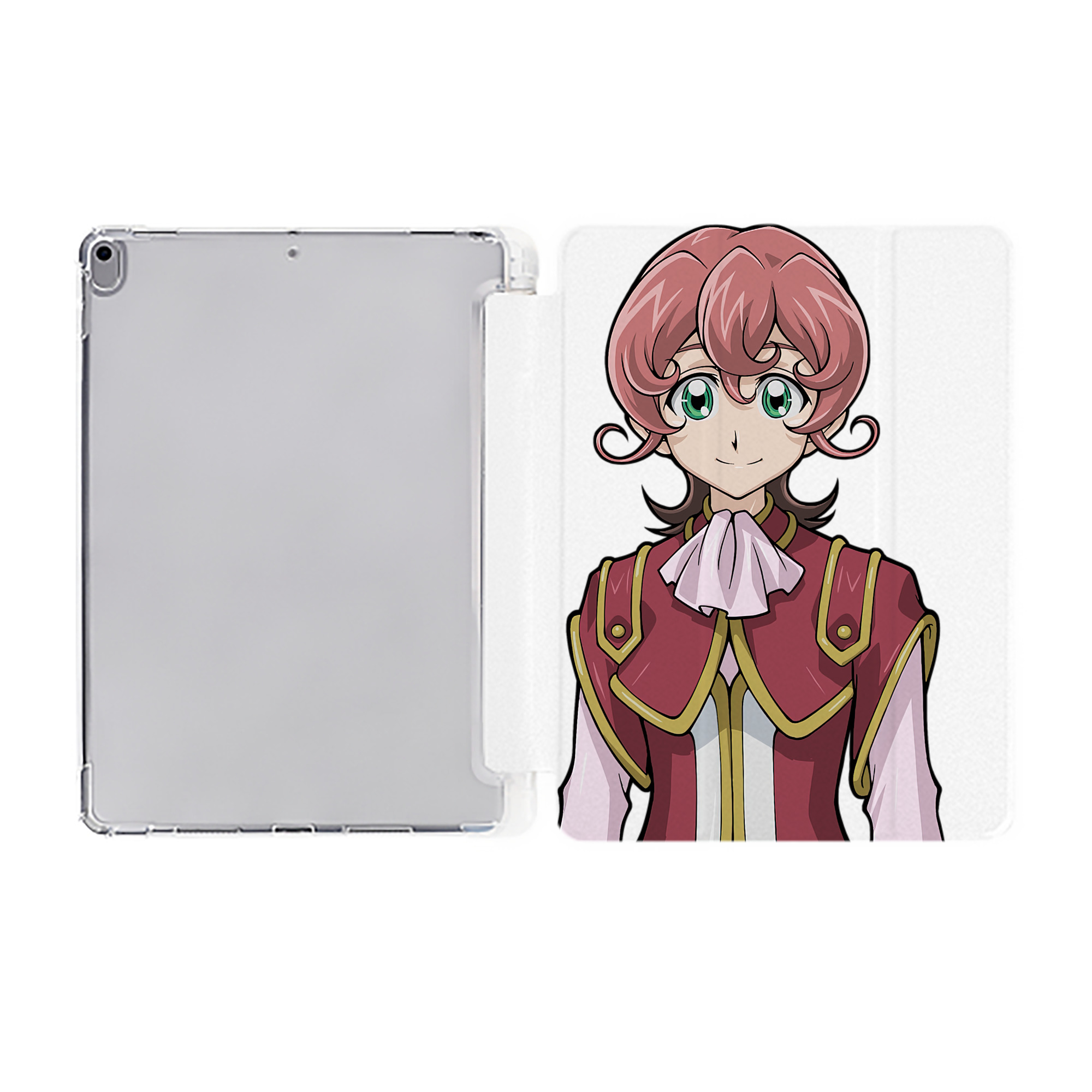 （画像用） 遊☆戯☆王 Yu-Gi-Oh! IPad ケース ペン収納付き 三つ折りスタンド PUレザー×シリコン 対応機種9.5/10.5/10.9インチ